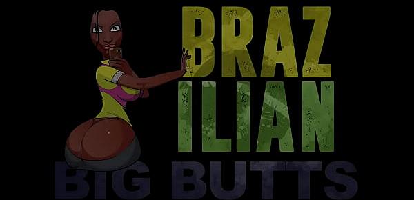  BrazilianBigButts.com MadamButt Dildo in her Gigantic Ass